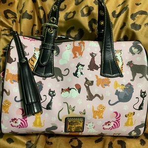Limited Edition Authentic Disney Cats Dooney and Bourke pink Satchel Purse!